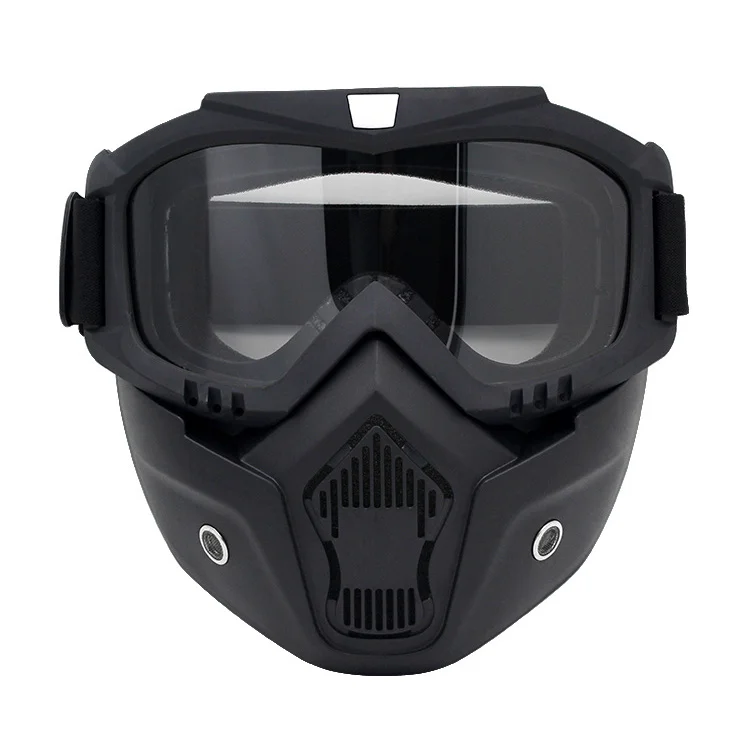 2022 Motocross Glasses Detachable Wear Under Helmet Motorcycle Sunglasses UV400 Motocross Goggles
