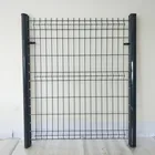 High Quality 3D Curved PVC Coated Triangle Bending Welded Wire Mesh Fence For Garden