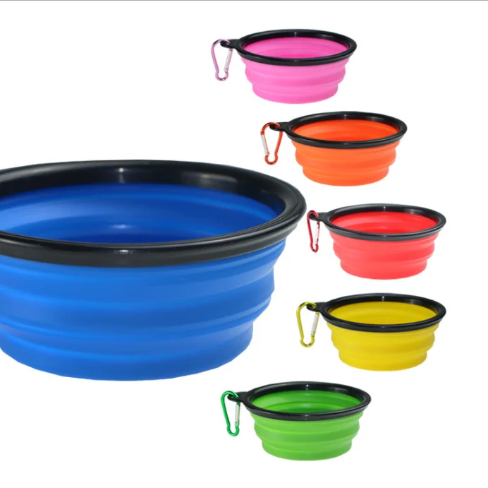 Amazon hot sale silicone folding dog food bowl portable with hook portable dog bowl, Colorful
Amazon hot sale silicone folding dog food bowl portable with hook portable dog bowl, Colorful