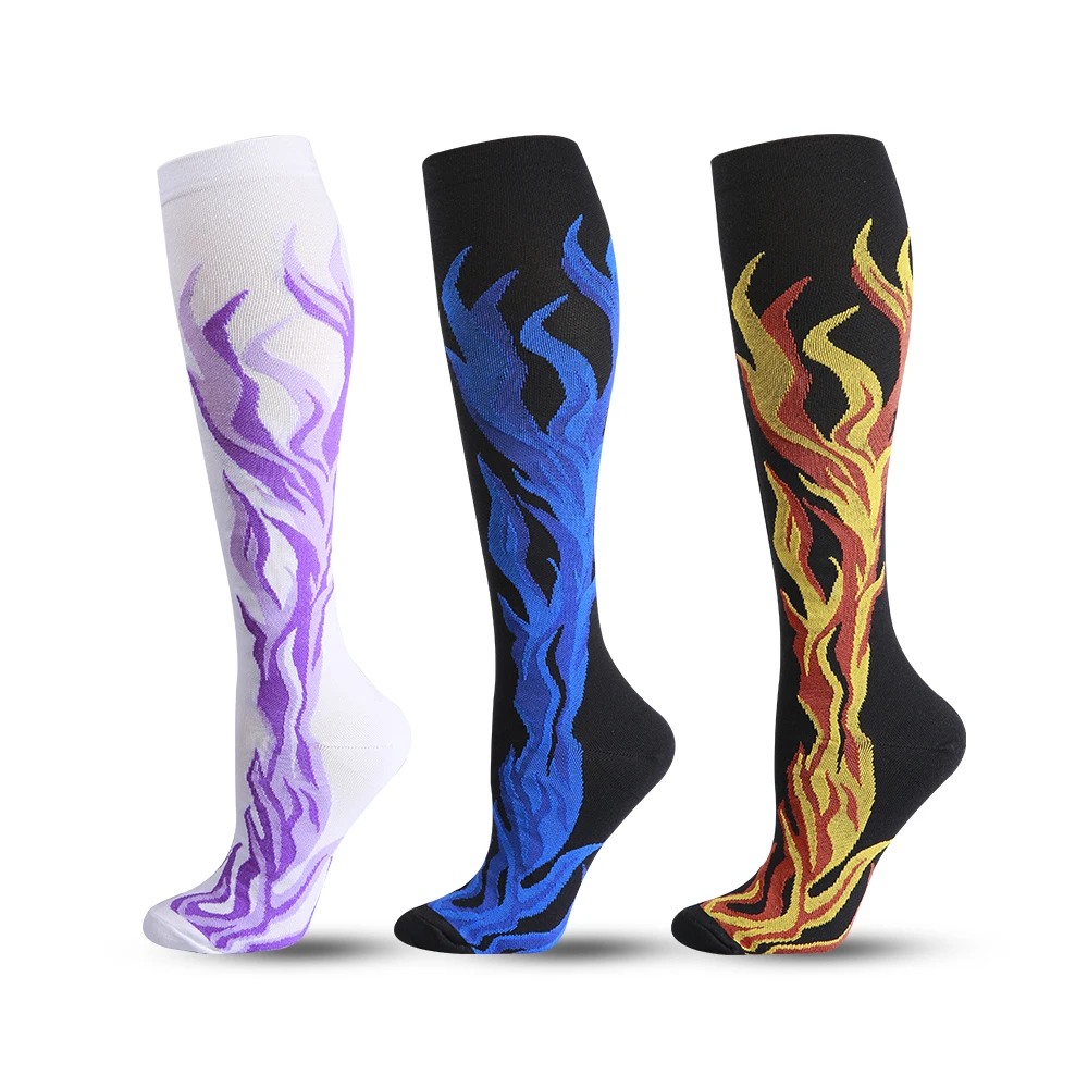 Custom Logo Jacquard 15-20mmhg flag professional Training Knee High Compression Socks, Custom color
Custom Logo Jacquard 15-20mmhg flag professional Training Knee High Compression Socks, Custom color