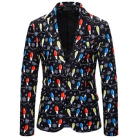 Christmas Modern Suits for Men Fashion Flower Boy Suits with Printings Black Wedding Men's Suits 605059026959
Christmas Modern Suits for Men Fashion Flower Boy Suits with Printings Black Wedding Men's Suits 605059026959