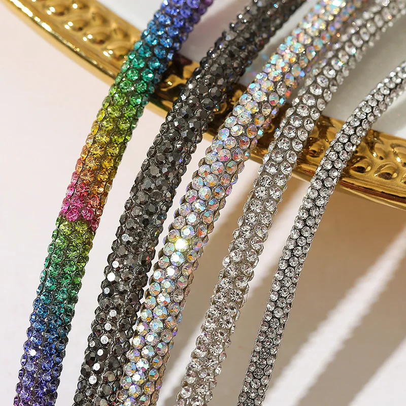SS6 Crystal Rhinestone Strass Tube Rope For Hoodies Sports Pants Drawstring Strap Cord, Multi color
SS6 Crystal Rhinestone Strass Tube Rope For Hoodies Sports Pants Drawstring Strap Cord, Multi color