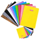 Colorful Custom Printed Logo LDPE Die Cut Handle Plastic Shopping Tote Bags