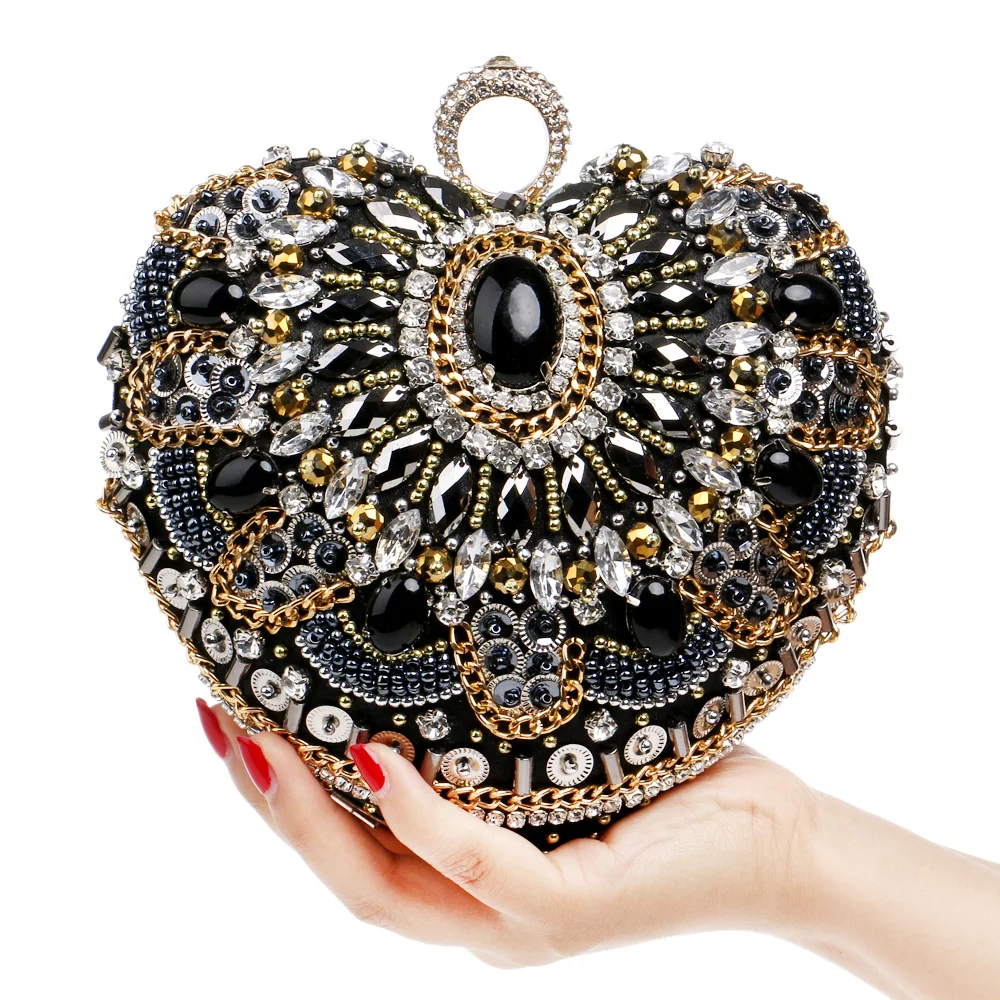 2022 New Style Luxury Heart Shape Evening Clutch Bags Crystal Party Dinner Pearl Bead Bags for Women, Colors
2022 New Style Luxury Heart Shape Evening Clutch Bags Crystal Party Dinner Pearl Bead Bags for Women, Colors