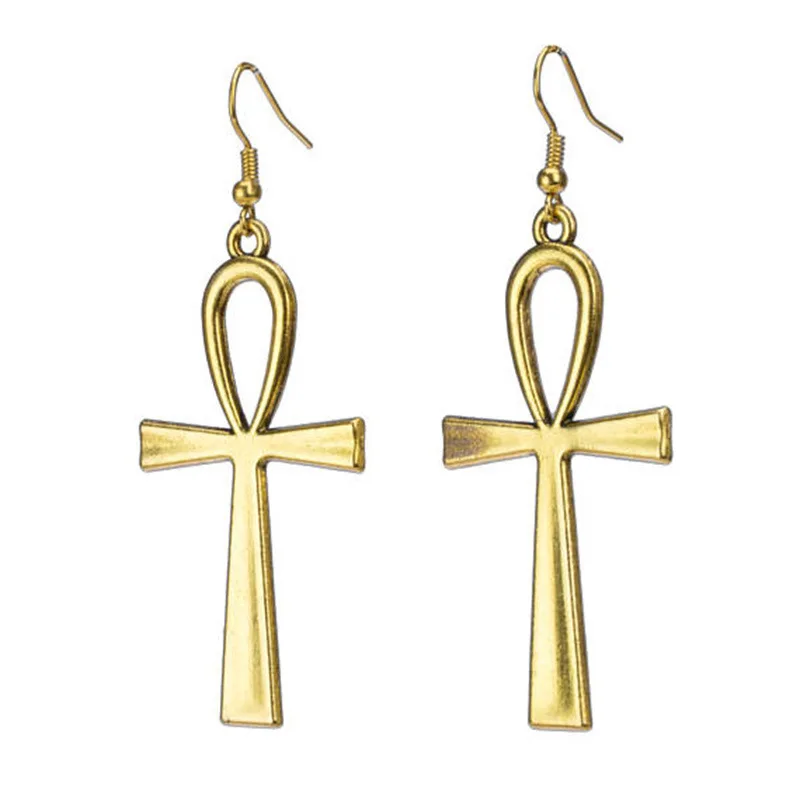 Egypt Ankh Cross Cross Chapter Earrings Life Symbol Flower Cross Pendant Earrings Foreign Trade Wholesale
Egypt Ankh Cross Cross Chapter Earrings Life Symbol Flower Cross Pendant Earrings Foreign Trade Wholesale
