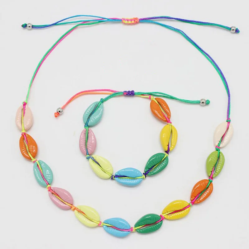 Free Shipping Wholesale Colorful Alloy Shell Bracelet And Necklace Set Jewelry, As show
Free Shipping Wholesale Colorful Alloy Shell Bracelet And Necklace Set Jewelry, As show