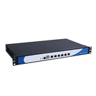 Yanling Linux Firewall 19 inch 1U rackmount server Intel Celeron 3855u Mini server with 6 Lan