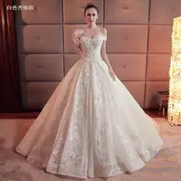 Applique Gaun Pengantin Princess Off ShoulderPearl Lace Embroidered Wedding Dress Gown
Applique Gaun Pengantin Princess Off ShoulderPearl Lace Embroidered Wedding Dress Gown