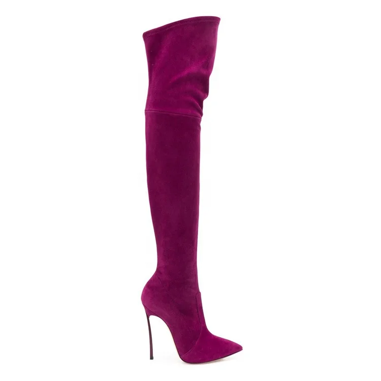 Burgundy Suede thigh high heel boots Thin Heel long boots women Warm Fashion heel boots for ladies
Burgundy Suede thigh high heel boots Thin Heel long boots women Warm Fashion heel boots for ladies