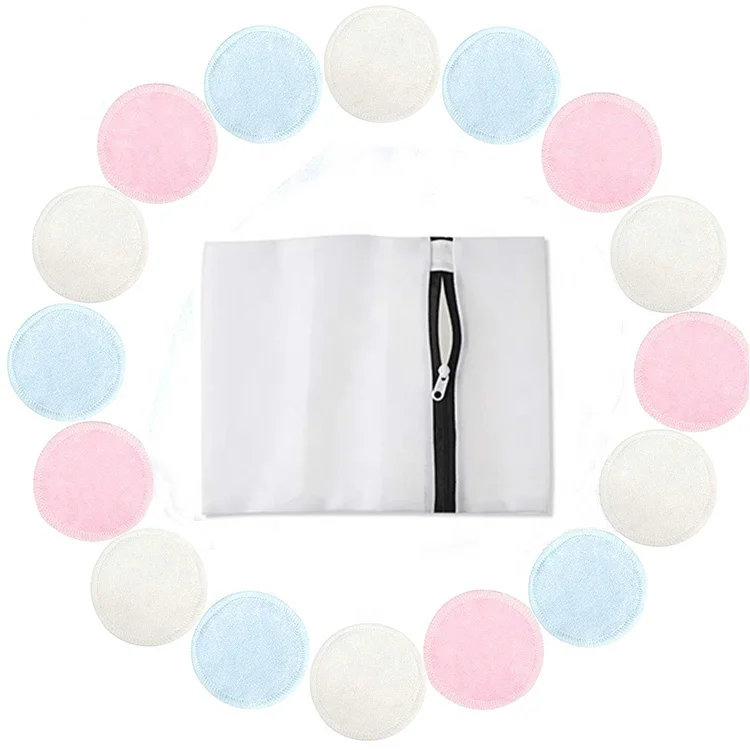Makeup Remover Pads Eco Friendly Reusable Washable Organic Bamboo Cotton Mesh Bag, Blue,white and pink
Makeup Remover Pads Eco Friendly Reusable Washable Organic Bamboo Cotton Mesh Bag, Blue,white and pink