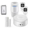 Smart Life Professional Monitoring Wireless Security Kit Compatible with Alexa DIY Home Security