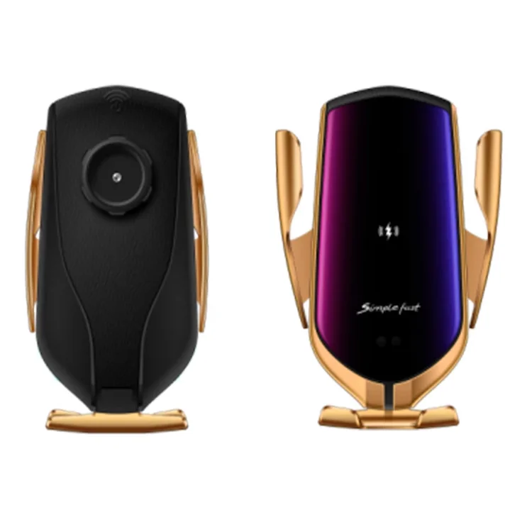 R2 Qi Car Charger Magnetic Infrared Air Vent Phone Holder Mount Smart Wireless Charger with Qi Standard Fast Charging, Gold/silver/brown
R2 Qi Car Charger Magnetic Infrared Air Vent Phone Holder Mount Smart Wireless Charger with Qi Standard Fast Charging, Gold/silver/brown