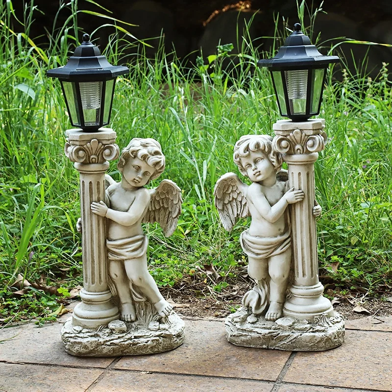 Resin Antique Angel Garden Decoration Indoor And Outdoor Solar Garden Landscape Decoration Crafts
Resin Antique Angel Garden Decoration Indoor And Outdoor Solar Garden Landscape Decoration Crafts