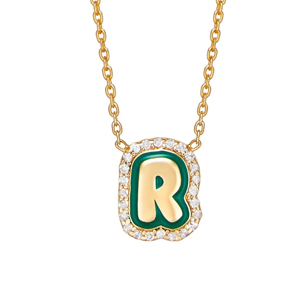 Customized Name Pendant Necklace With Zirconia For Christmas Jewelry Gift Custom Single Letter Enamel Initials Letter Necklace, Customized color
Customized Name Pendant Necklace With Zirconia For Christmas Jewelry Gift Custom Single Letter Enamel Initials Letter Necklace, Customized color