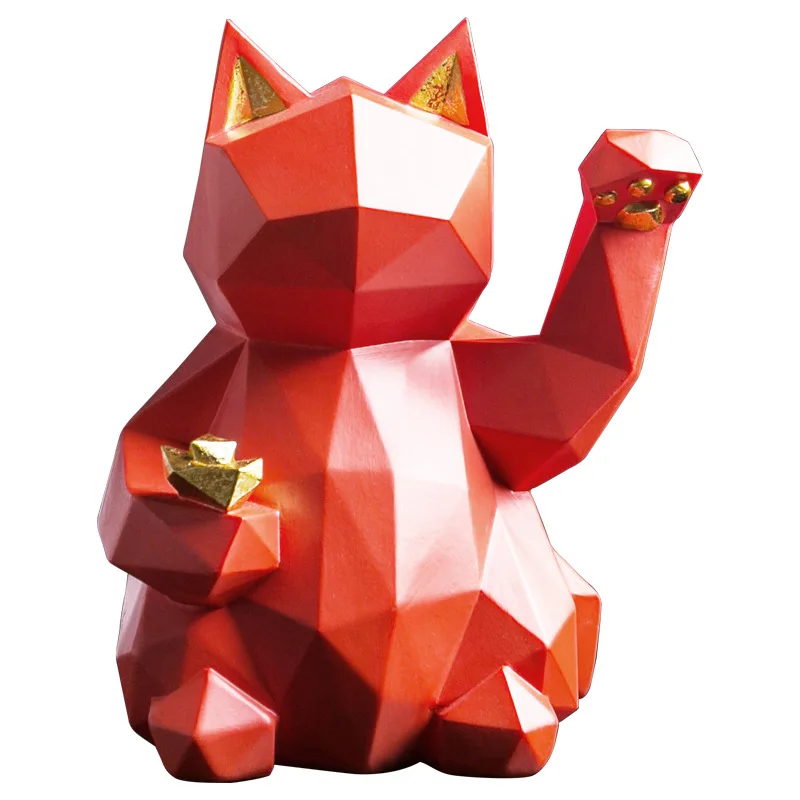 Lucky cat animal ornaments simple modern decorations home living room desktop creative resin crafts in stock
Lucky cat animal ornaments simple modern decorations home living room desktop creative resin crafts in stock