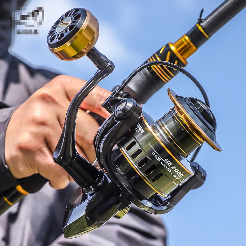 High quality 500-7000 series metal saltwater fishing fresh spinning rod reel, Pictures 
High quality 500-7000 series metal saltwater fishing fresh spinning rod reel, Pictures