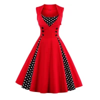 Fashion apparel wholesales 50s 60s retro ladies sleeveless vintage A line swing dress for summer
Fashion apparel wholesales 50s 60s retro ladies sleeveless vintage A line swing dress for summer
