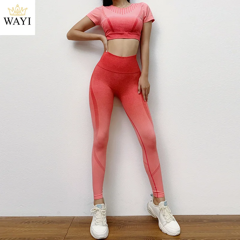 Women's Long-Sleeved Seamless Gradient Yoga Suit High-Waisted Tight-Fitting Sports Fitness Suit, 9 colors
Women's Long-Sleeved Seamless Gradient Yoga Suit High-Waisted Tight-Fitting Sports Fitness Suit, 9 colors