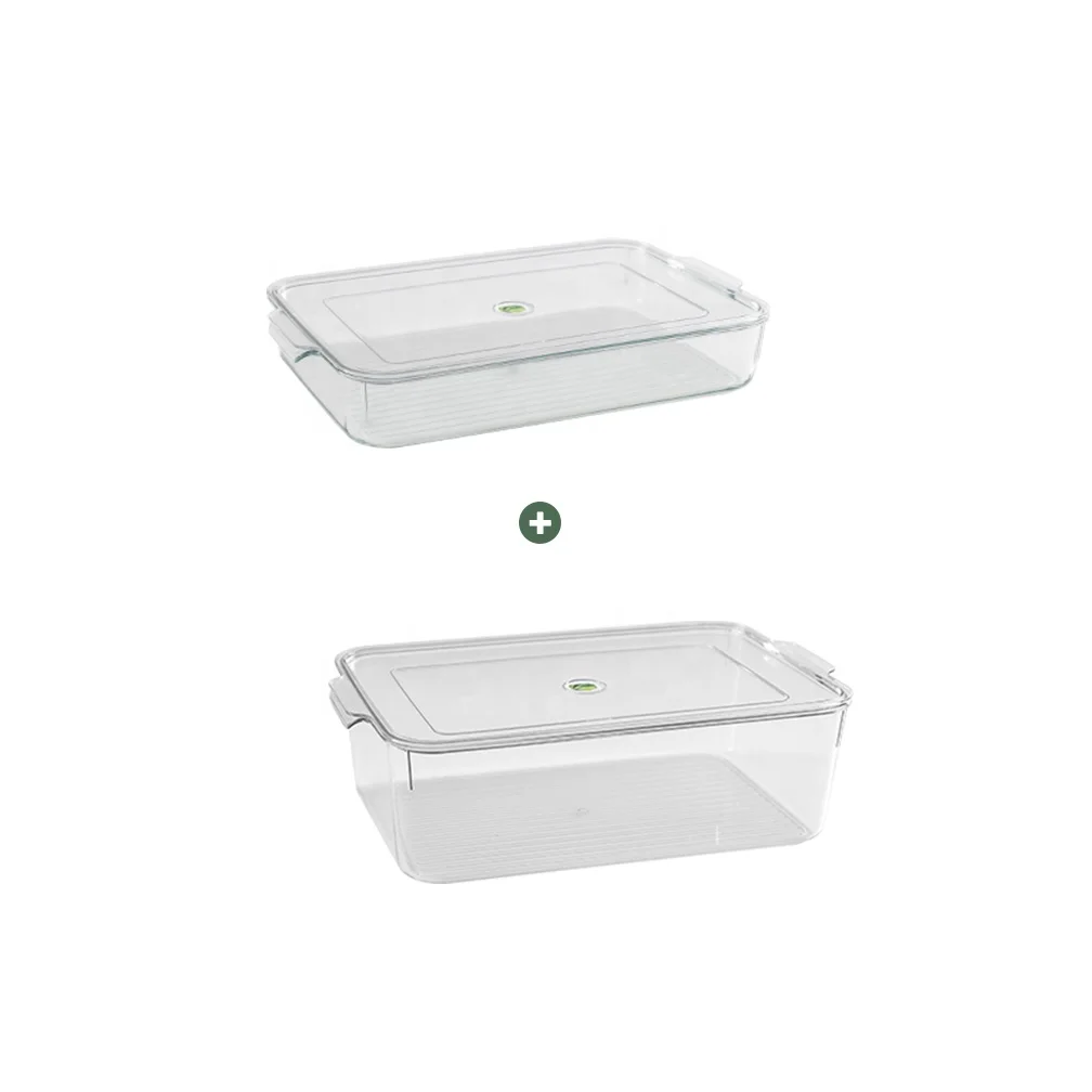 BAOYOUNI 2 pcs/set Transparent Food Containers with Lid Reusable Refrigerator Vegetable Fruit Organizer Case Kitchen Storage Box
BAOYOUNI 2 pcs/set Transparent Food Containers with Lid Reusable Refrigerator Vegetable Fruit Organizer Case Kitchen Storage Box