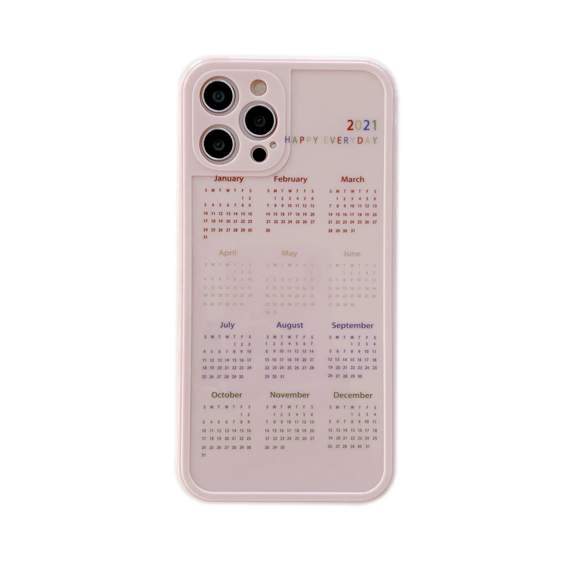 2021 Amazon Design Shockproof Waterproof Soft TPU Cover Calendar Mobile Phone Case Compatible for iPhone 11 12 pro max, Pink , white
2021 Amazon Design Shockproof Waterproof Soft TPU Cover Calendar Mobile Phone Case Compatible for iPhone 11 12 pro max, Pink , white