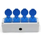 IP44 13A 250V UK waterproof switch and sockets