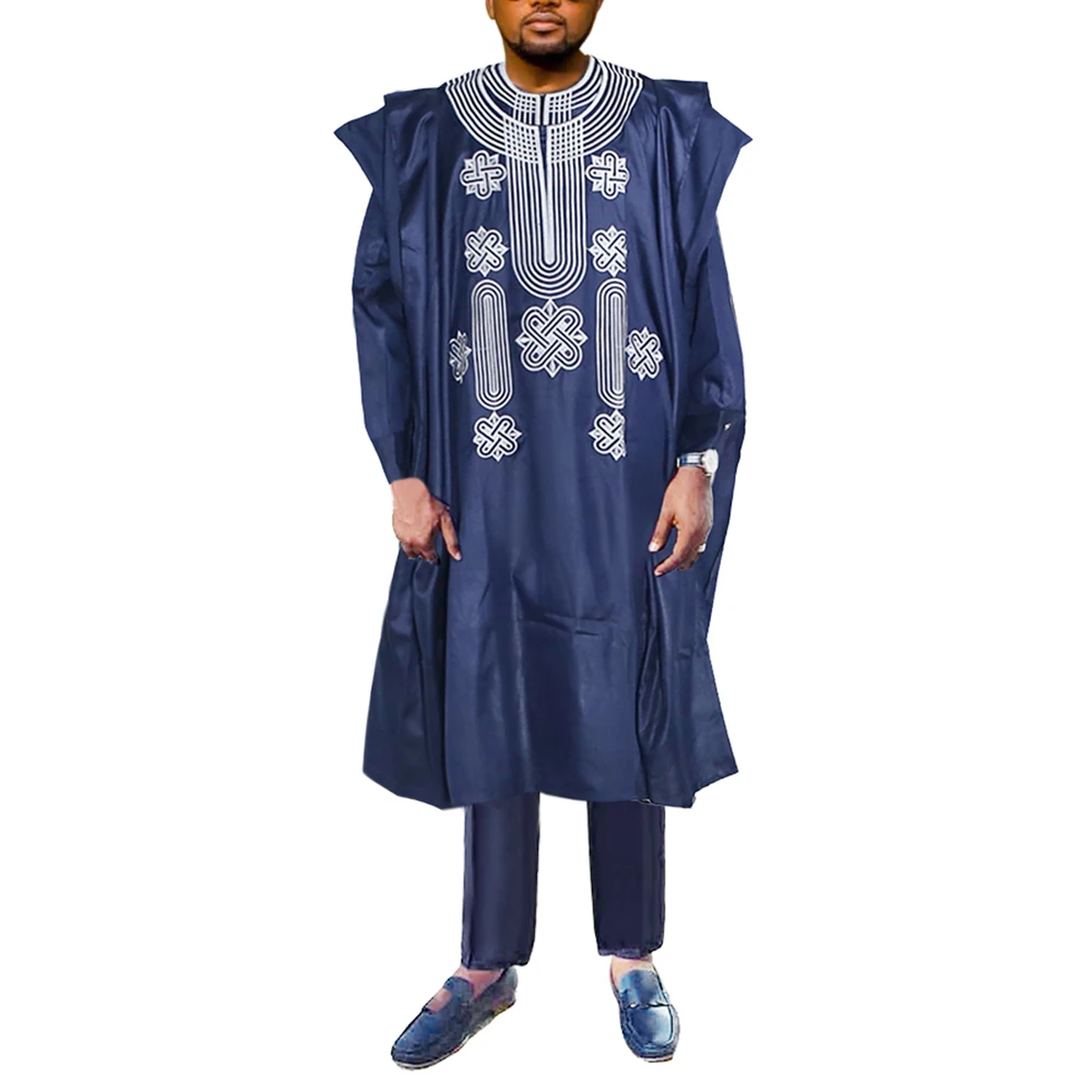 H & D New Design Africa Clothing Plus Size Men Clothing Embroidery Men Suits 3 Pieces
H & D New Design Africa Clothing Plus Size Men Clothing Embroidery Men Suits 3 Pieces