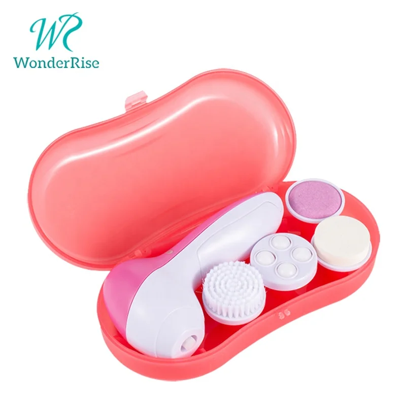 4 in 1 Rotating Facial Massager Spin Face Cleaning Brush Electric Exfoliating Face Brush with Storage Box, Pink+white
4 in 1 Rotating Facial Massager Spin Face Cleaning Brush Electric Exfoliating Face Brush with Storage Box, Pink+white