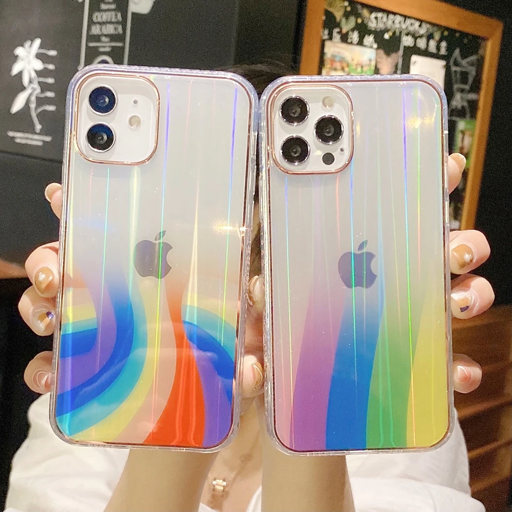 Free Shipping 1 Sample OK For iPhone 12 Series Mobile Phone Cover Aurora Gradient Rainbow Series Phone Case
Free Shipping 1 Sample OK For iPhone 12 Series Mobile Phone Cover Aurora Gradient Rainbow Series Phone Case