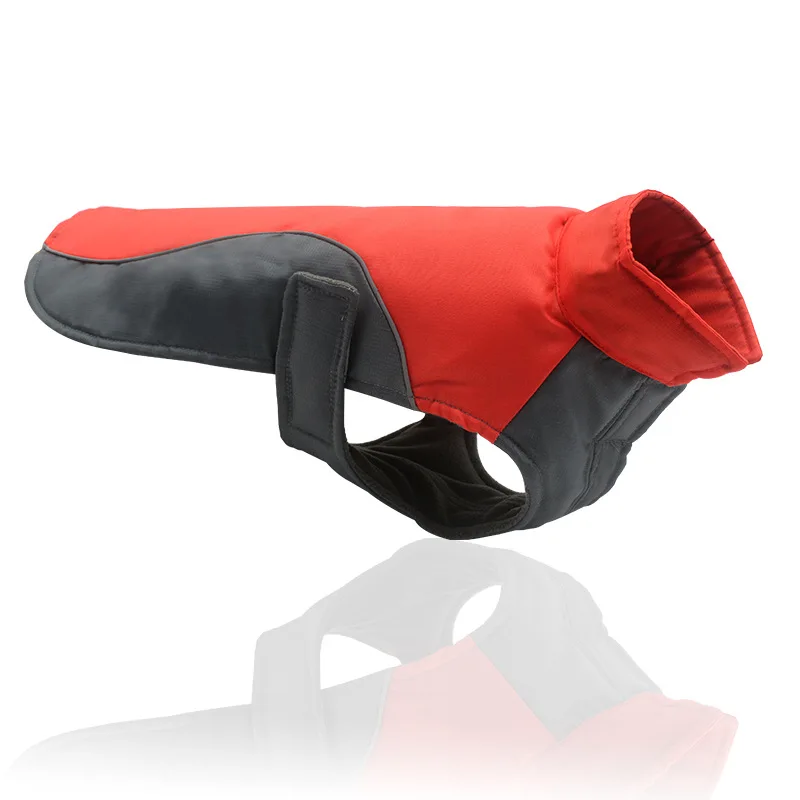 Reflective Water-proof winter oxford fabric and Polar fleece lining warm Pet dog clothes, Red/blue
Reflective Water-proof winter oxford fabric and Polar fleece lining warm Pet dog clothes, Red/blue