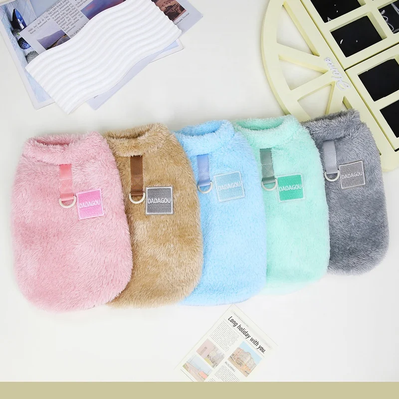 Puppy Clothes Autumn Winter Pet Fleece Vest Clothing for Small Dogs Cats Coat Pet Dog Jacket Warm Clothes For Dog
Puppy Clothes Autumn Winter Pet Fleece Vest Clothing for Small Dogs Cats Coat Pet Dog Jacket Warm Clothes For Dog