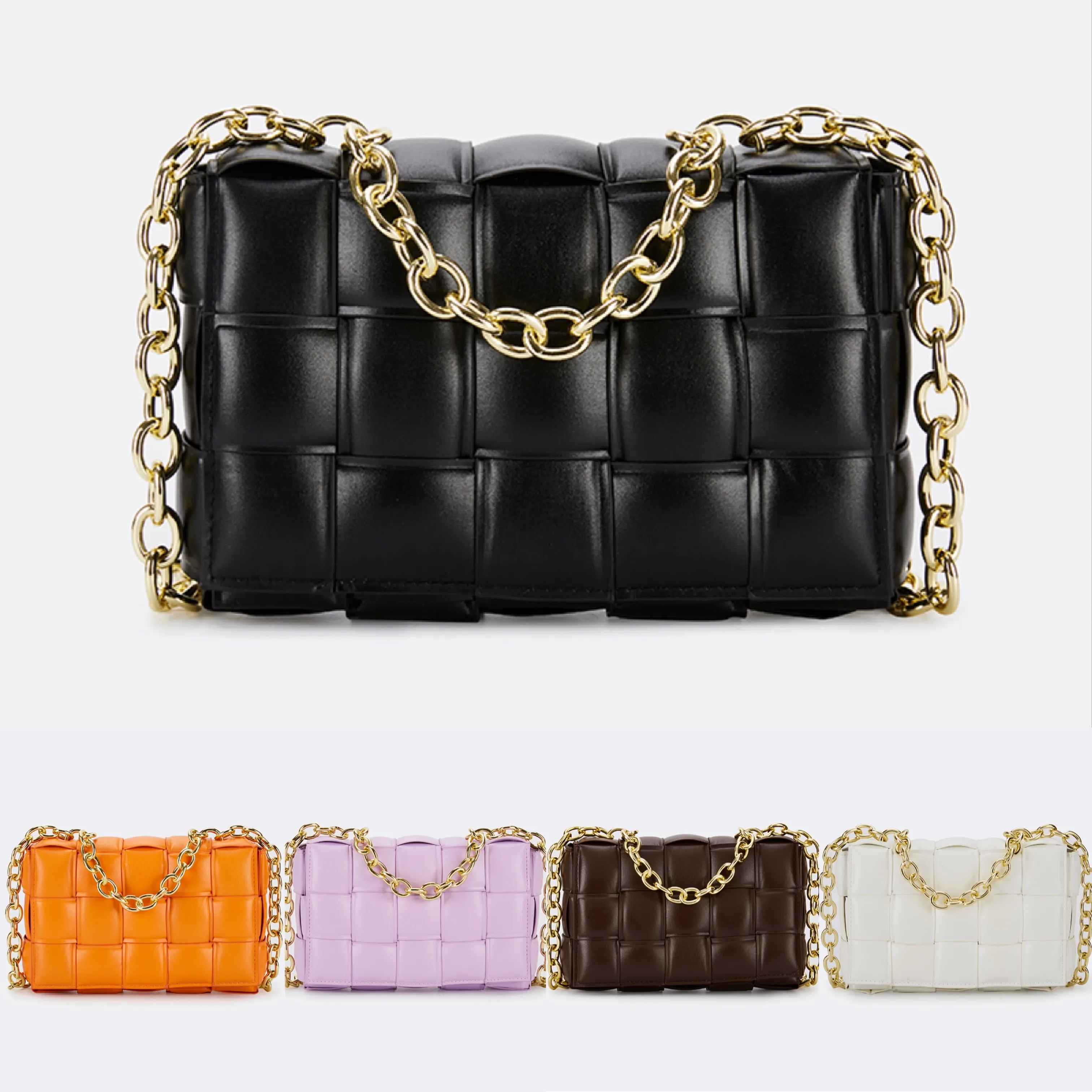 Hot Selling Ladies Leather Purses And Handbags Fashion Woven Chain Bags Women Luxury Designer Purse Handbags
Hot Selling Ladies Leather Purses And Handbags Fashion Woven Chain Bags Women Luxury Designer Purse Handbags