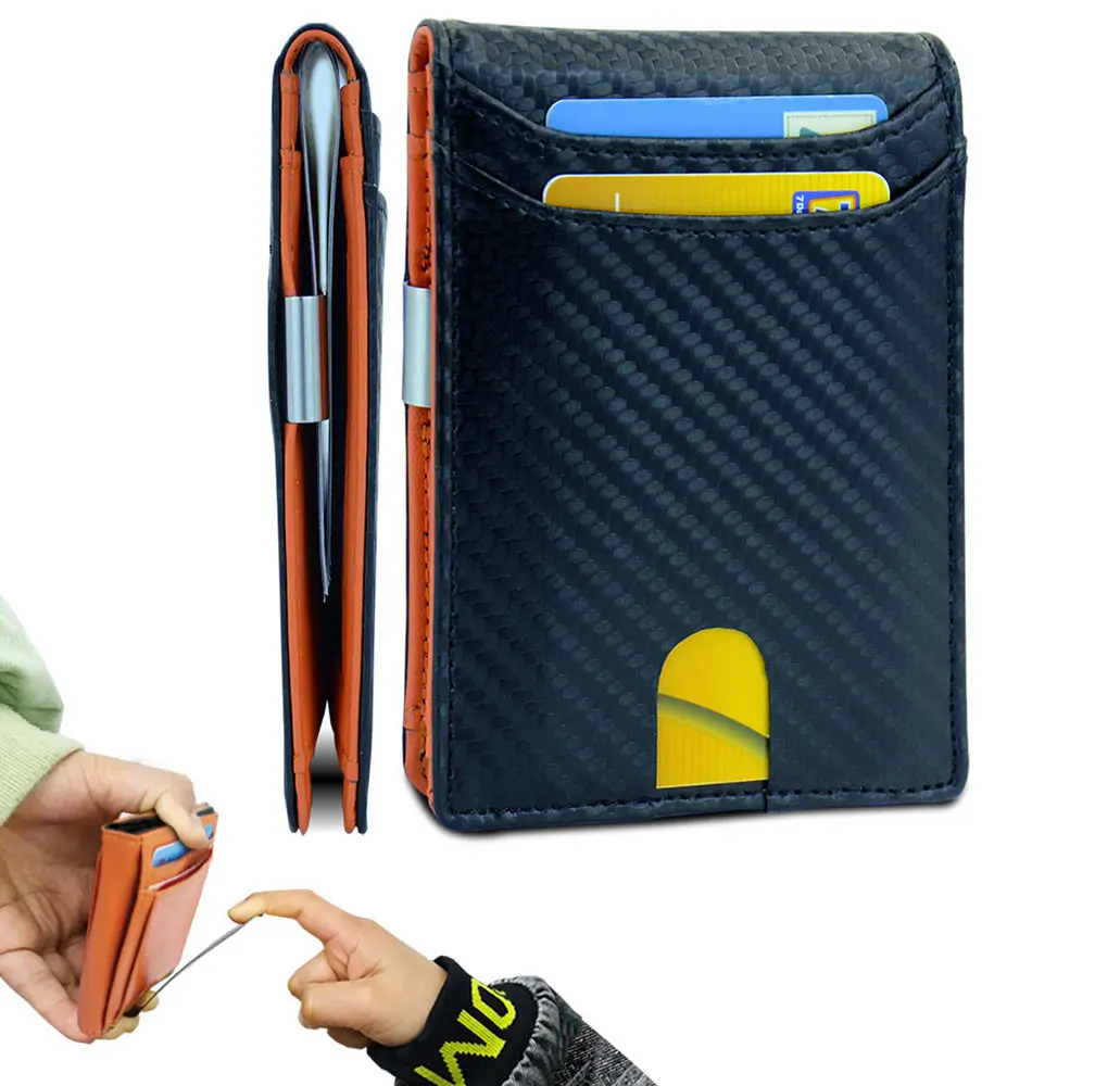 Custom Gifts Box Packing RFID Blocking Extra Large Capacity High Elastic Money Clip Minimalist Slim Credit Card Wallet for Men, Customized color
Custom Gifts Box Packing RFID Blocking Extra Large Capacity High Elastic Money Clip Minimalist Slim Credit Card Wallet for Men, Customized color