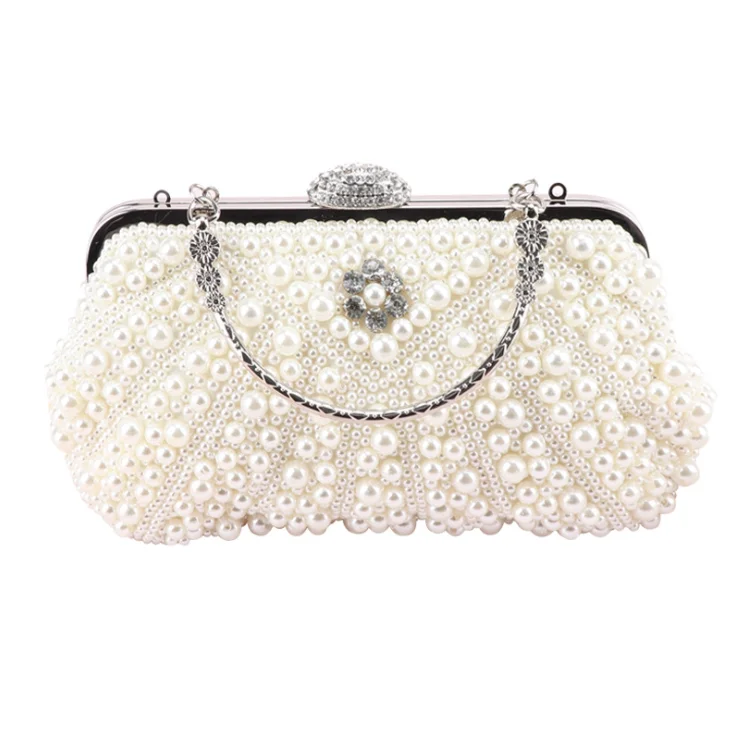 2021 Luxury Satin Women Clutch box Handbags Metal Chain Shoulder Crossbody Pearl Evening Bags Handmade Pearls Women bag Y14005
2021 Luxury Satin Women Clutch box Handbags Metal Chain Shoulder Crossbody Pearl Evening Bags Handmade Pearls Women bag Y14005
