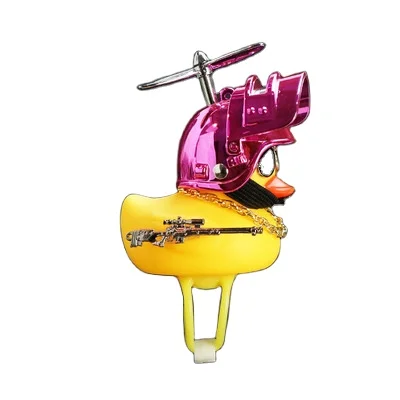 Rubber Duck Toy Car Ornaments Yellow Duck Car Dashboard Decorations Squeeze Duck Bicycle Horns with Propeller Helmet Gun, As the pictures show
Rubber Duck Toy Car Ornaments Yellow Duck Car Dashboard Decorations Squeeze Duck Bicycle Horns with Propeller Helmet Gun, As the pictures show