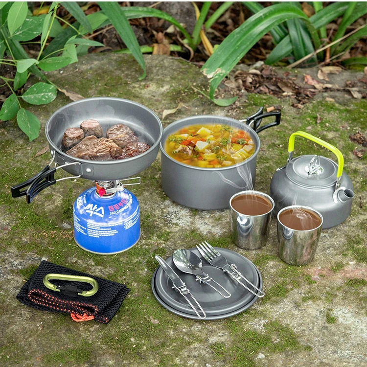 Picnic Hiking Utensils Camping Cooking Set Cookware Portable Camp Tool Folding Dinnerware Set
Picnic Hiking Utensils Camping Cooking Set Cookware Portable Camp Tool Folding Dinnerware Set