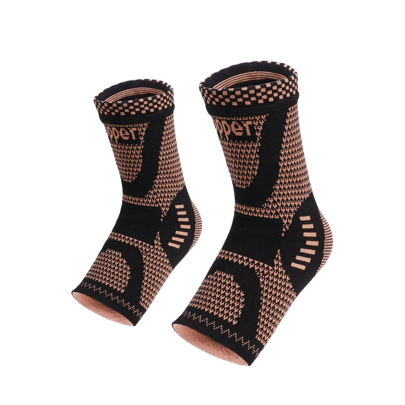 Hot-sale Customized Logo Adjustable Elastic Compression Copper Ankle Brace Cooper Protector Ankle Support for Gym, Black
Hot-sale Customized Logo Adjustable Elastic Compression Copper Ankle Brace Cooper Protector Ankle Support for Gym, Black