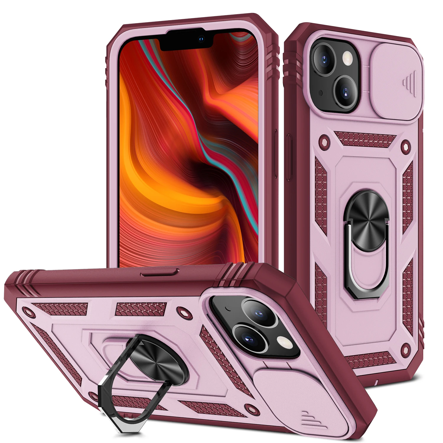 High quality multiple colour mobile phone case with back protective camera cover for iPhone 13, Eight colors
High quality multiple colour mobile phone case with back protective camera cover for iPhone 13, Eight colors