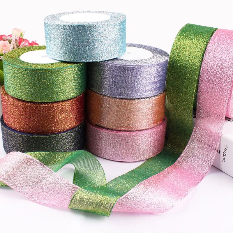 Colorful glitter ribbon wholesale 1-1/2 inch Colorful Metallic Ribbon, 98 colors
Colorful glitter ribbon wholesale 1-1/2 inch Colorful Metallic Ribbon, 98 colors