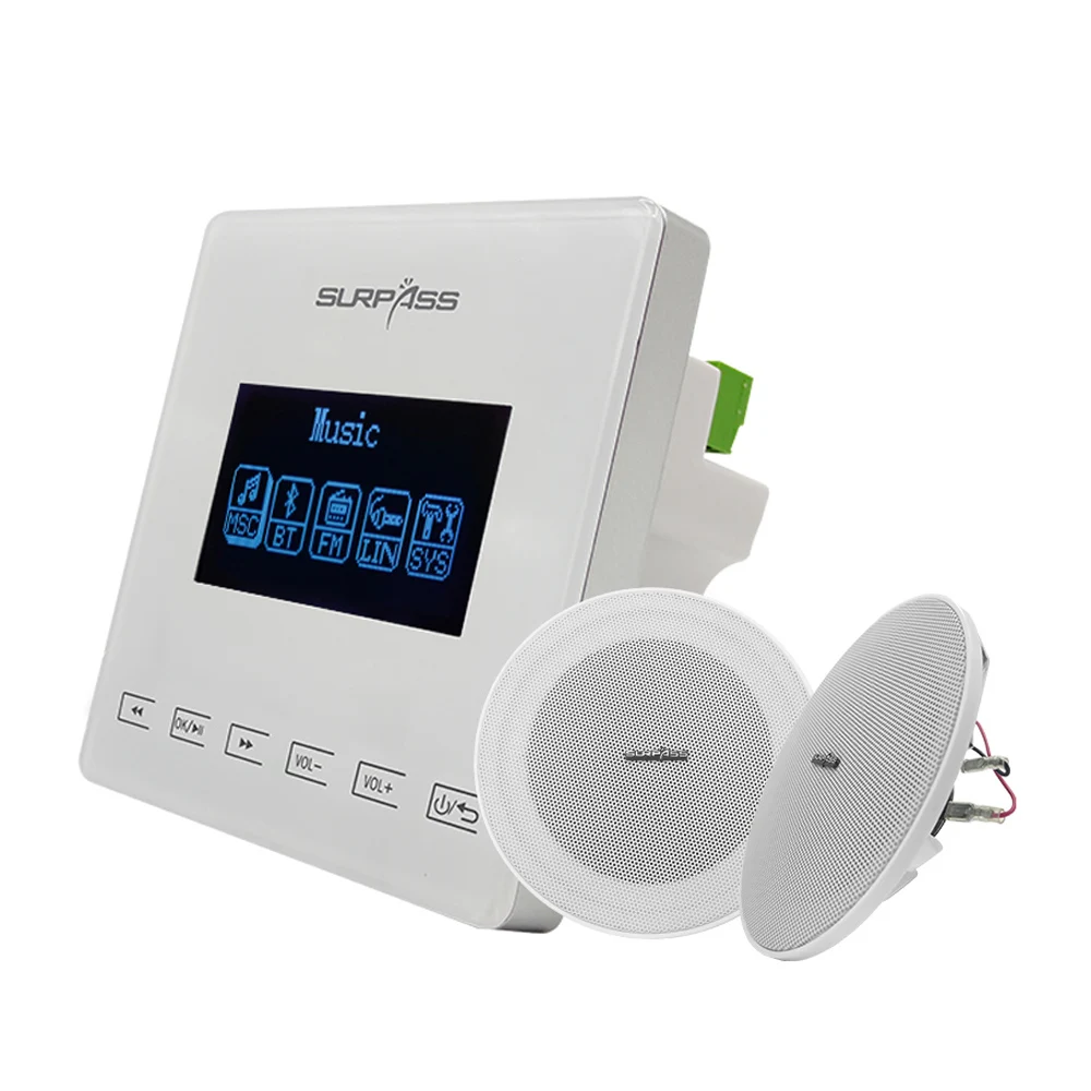 Smart In Wall Amplifier With Music Amplifier Speaker Sound Box With APP Control Multi-function Amplifier
Smart In Wall Amplifier With Music Amplifier Speaker Sound Box With APP Control Multi-function Amplifier