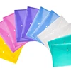 24 Pcs Document Folder with snap Button, Premium Quality Plastic Envelopes,Waterproof Transparent Project Envelope Folder, A4