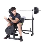 Adjustable Barbell Mutli Function Station Weight Barbell Set Gym Barbell For Strength Training