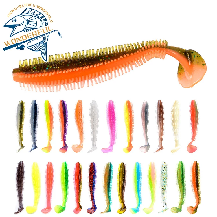 Hot Sale 4g 90mm 9g 120mm Bionic Artificial Silicone Screw Grub T Tail Smell Fishing Soft Worms Lures
Hot Sale 4g 90mm 9g 120mm Bionic Artificial Silicone Screw Grub T Tail Smell Fishing Soft Worms Lures