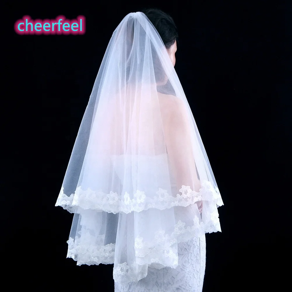 Cheerfeel VE305 Soft Bridal wedding Veil Best Quality Bridal Hair Accessories Wholesale for bride
Cheerfeel VE305 Soft Bridal wedding Veil Best Quality Bridal Hair Accessories Wholesale for bride