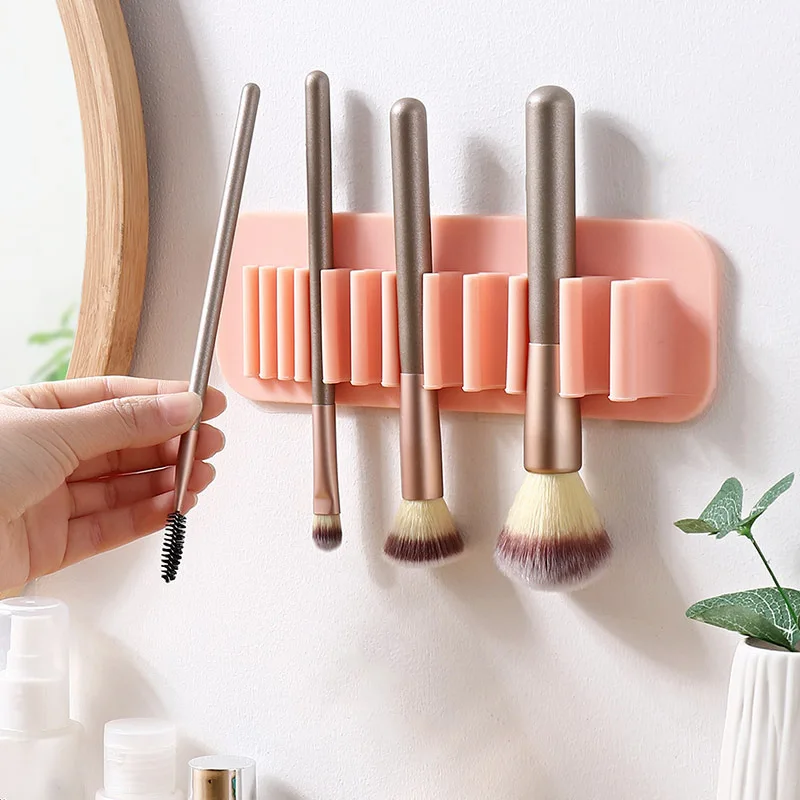 Automatic Stick Wall Bathroom Silicone Makeup Brush Drying Storage Holder Organizer Cosmetic Racks For home use
Automatic Stick Wall Bathroom Silicone Makeup Brush Drying Storage Holder Organizer Cosmetic Racks For home use