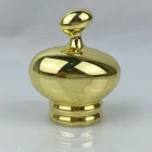 Bottle Cap Metal Perfume Bottle Gold Cap Perfume Bottle Cap Shiny Gold Luxury Round Perfume Cap