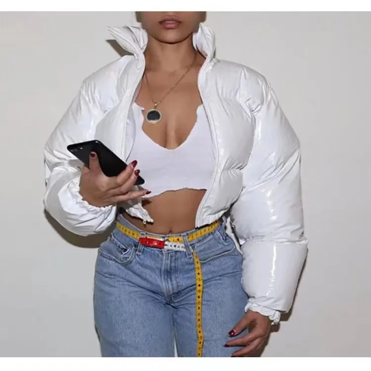 Womens Winter Clothing 2021 Shiny Color Long Sleeve Parka Bubble Crop Jacket Puffer Women's Coats Woman Plus Size Coats
Womens Winter Clothing 2021 Shiny Color Long Sleeve Parka Bubble Crop Jacket Puffer Women's Coats Woman Plus Size Coats