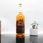 Custom made 750ml vodka super flint glass bottle creative glass bottle