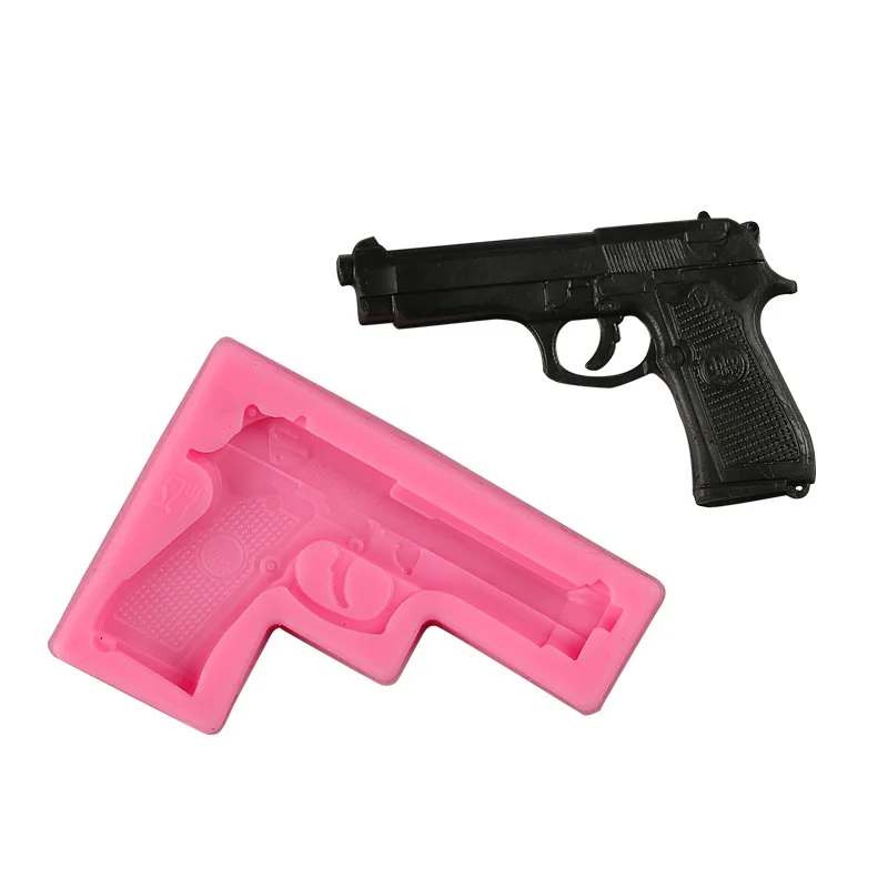 Gun Shape Silicone Mold 3d Resin Craft Diy Mould Tools For Toy Jewelry Toy Making Decorating Chocolate Soap Cake Decoration Mold
Gun Shape Silicone Mold 3d Resin Craft Diy Mould Tools For Toy Jewelry Toy Making Decorating Chocolate Soap Cake Decoration Mold