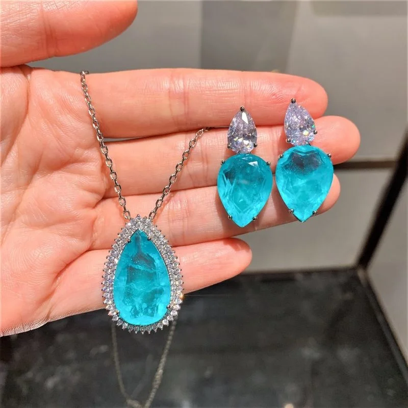 Toderi factory Green Earrings Drop Cut Necklace Luxury Women'S Jewelry Sets For Anniversary Fashion Jewelry
Toderi factory Green Earrings Drop Cut Necklace Luxury Women'S Jewelry Sets For Anniversary Fashion Jewelry