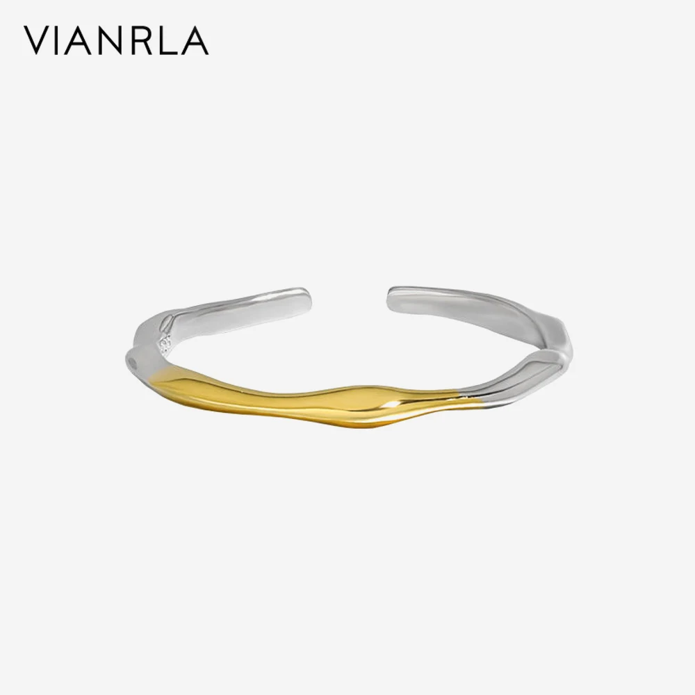 VIANRLA 925 Sterling Silver Ring Double Color Ring 18K Gold Plated Fashion Jewelry Drop shipping Gifts Minimalist Style
VIANRLA 925 Sterling Silver Ring Double Color Ring 18K Gold Plated Fashion Jewelry Drop shipping Gifts Minimalist Style